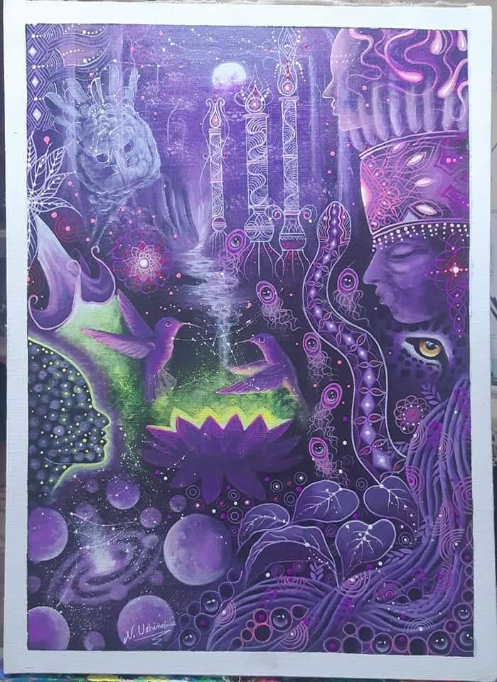 SHIPIBO Visionary Art Paintings - Measure50 X 7